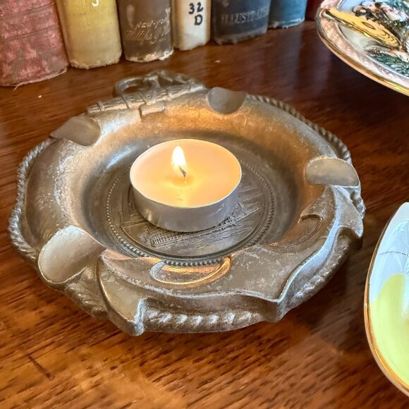 3 Vintage Ashtrays Italian, German USA - Picture 8 of 17